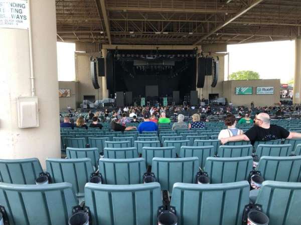 Ruoff Music Center, section: F, row: V, seat: 3