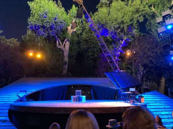 Regent's Park Open Air Theatre, section: Lower Centre, row: D, seat: 21