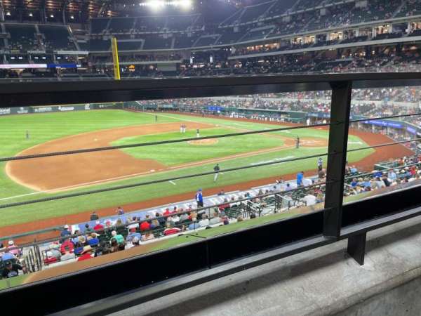 Globe Life Field, section: 107, row: 1, seat: 15