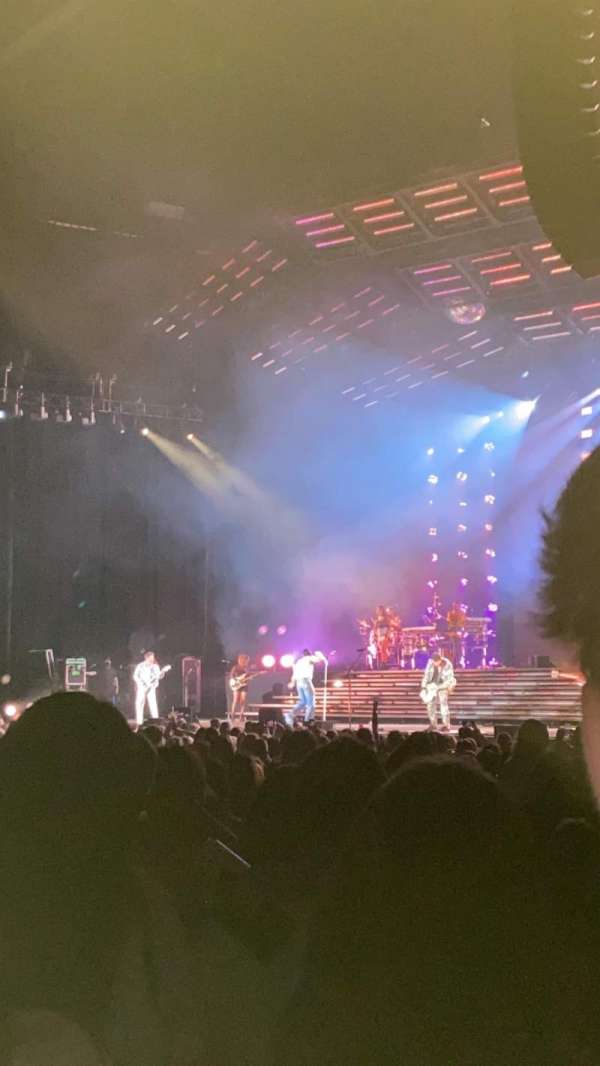 Cascades Amphitheater, section: 101, row: DD, seat: 11