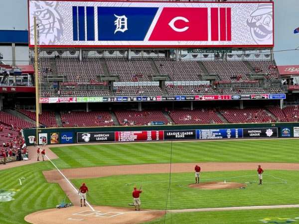 Great American Ball Park, section: 126, row: K, seat: 1