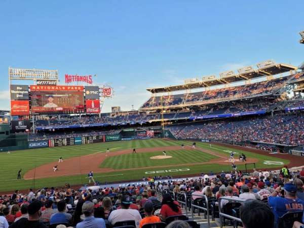 Nationals Park, section: 116, row: PP, seat: 2