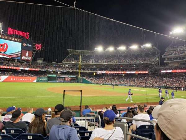Nationals Park, section: 113, row: M, seat: 3