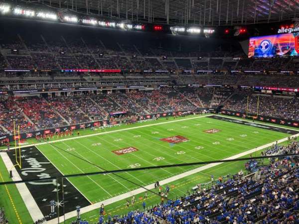 Allegiant Stadium, section: 343, row: 1, seat: 17