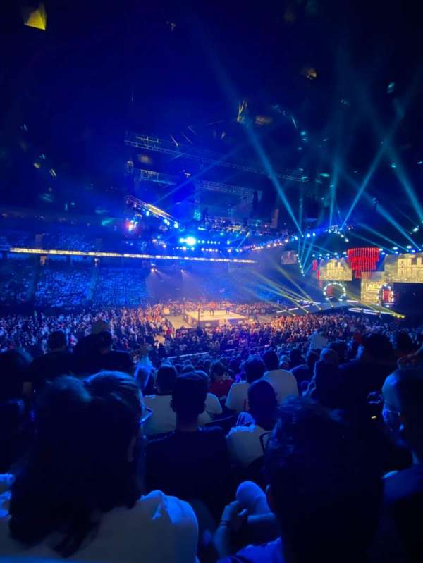Now Arena, section: 115, row: 16, seat: 8