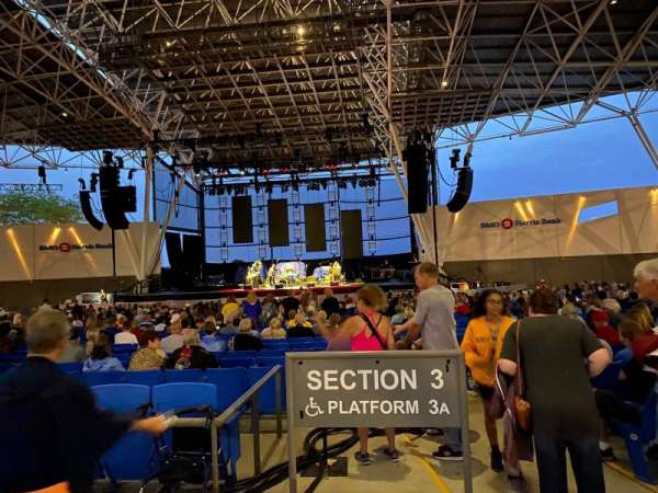 BMO Pavilion, section: 9, row: A, seat: 1