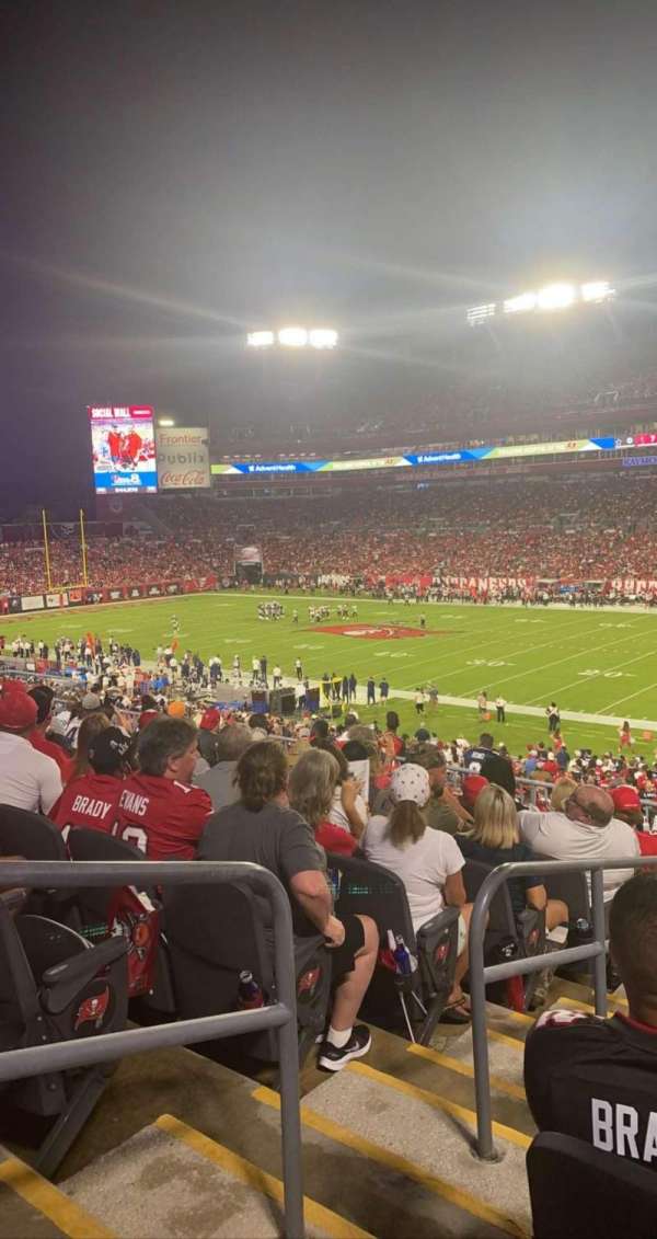 Raymond James Stadium, section: 240, row: J, seat: 2