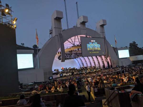 Hollywood Bowl, section: E, row: 7, seat: 1