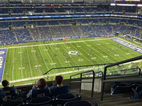 Lucas Oil Stadium, section: 643, row: 9, seat: 2