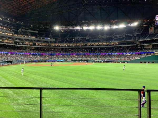 Globe Life Field, section: 131, row: 2, seat: 7