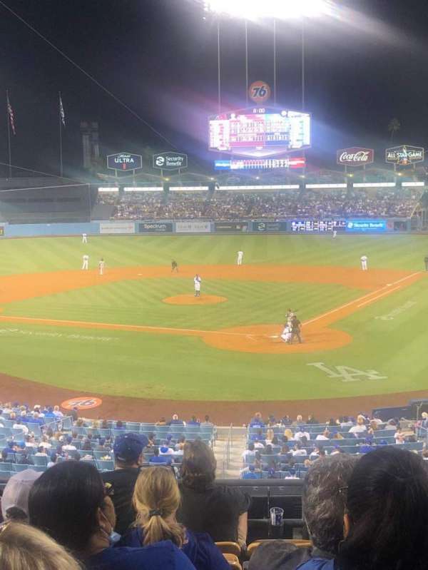 Dodger Stadium, section: 109LG, row: G, seat: 3