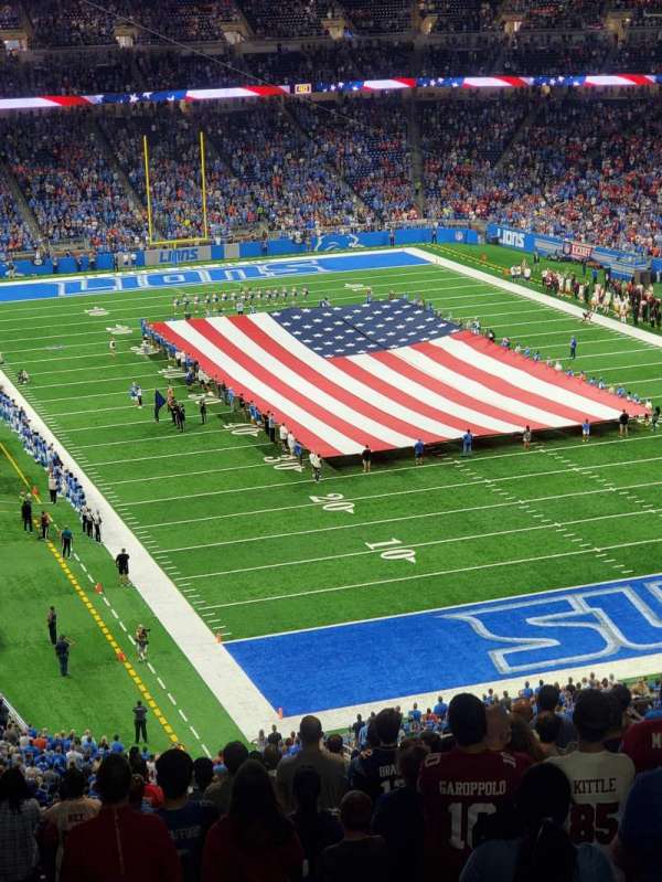 Ford Field, section: 315, row: 21, seat: 13