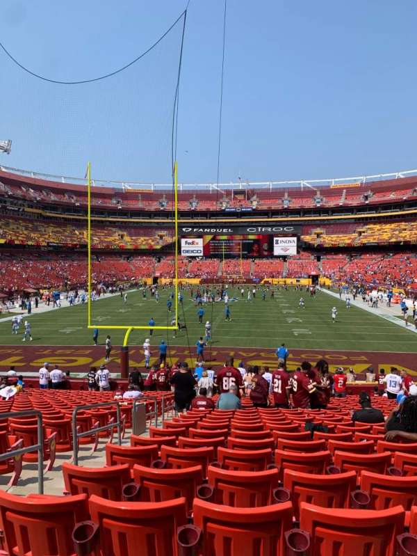 Northwest Stadium, section: 131, row: 24, seat: 20