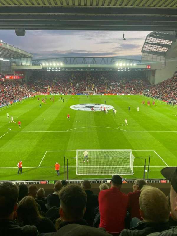 Anfield, section: AM4, row: 7, seat: 114