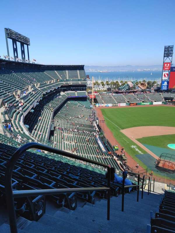 Oracle Park, section: VR314, row: 13, seat: 29