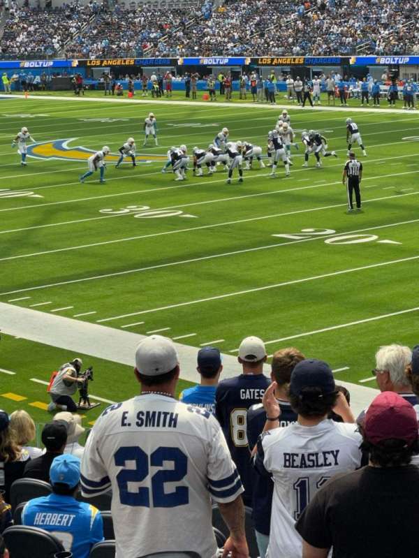 SoFi Stadium, section: C136, row: 8, seat: 3