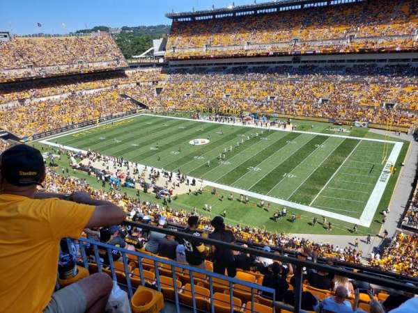 Acrisure Stadium, section: 539, row: G, seat: 6