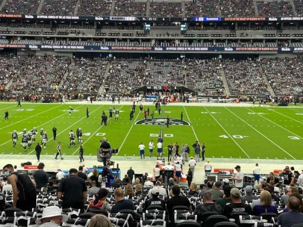 Allegiant Stadium, section: C112, row: 29, seat: 9