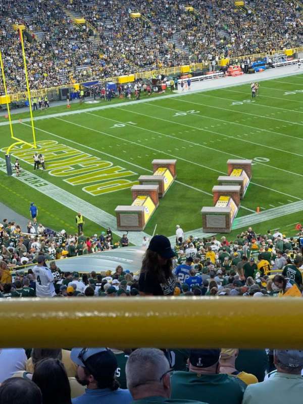 Lambeau Field, section: 131, row: 61, seat: 23