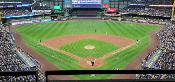 American Family Field, section: 422, row: 2, seat: 6