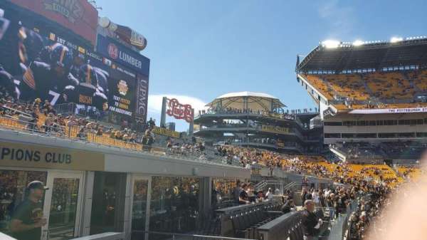 Acrisure Stadium, section: 101, row: H, seat: 9