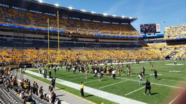 Acrisure Stadium, section: 101, row: H, seat: 9
