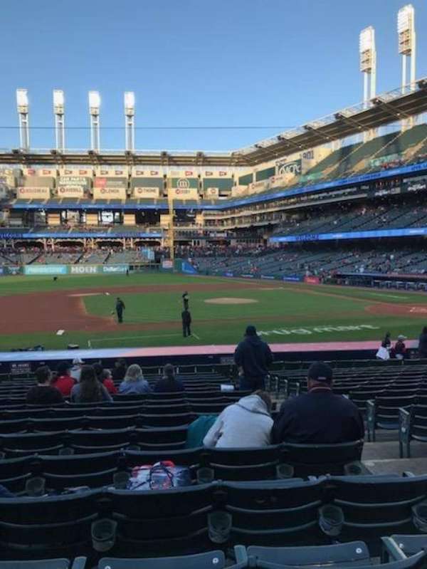 Progressive Field, section: 163, row: X, seat: 3