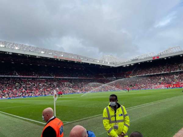 Old Trafford, section: WL0, row: DD, seat: 22