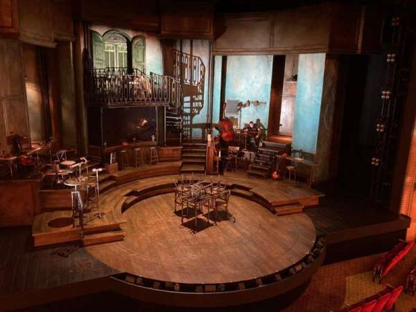 Walter Kerr Theatre, section: Mezzanine L, row: C, seat: 1