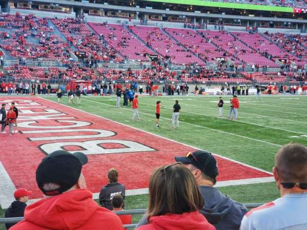 Ohio Stadium, section: 28AA, row: 7, seat: 18