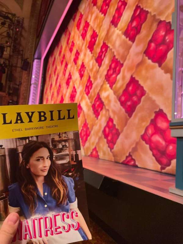 Barrymore Theatre, section: Orchestra R, row: A, seat: 10