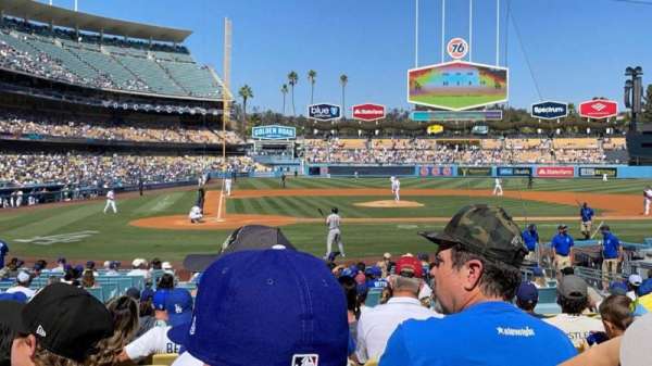 Dodger Stadium, section: 10FD, row: M, seat: 4