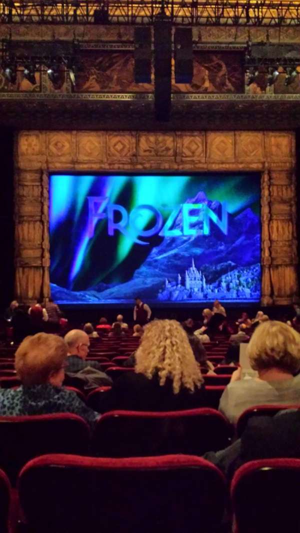 Hollywood Pantages Theatre, section: Orchestra C, row: W, seat: 110