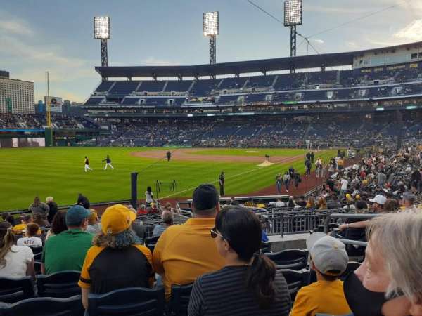 PNC Park, section: 131, row: H, seat: 4