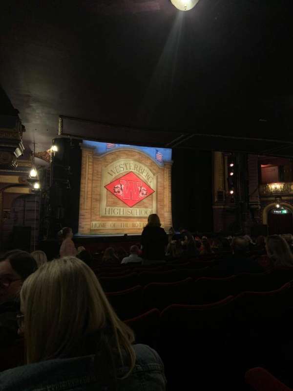 Palace Theatre, Manchester, section: Stalls, row: O, seat: 45