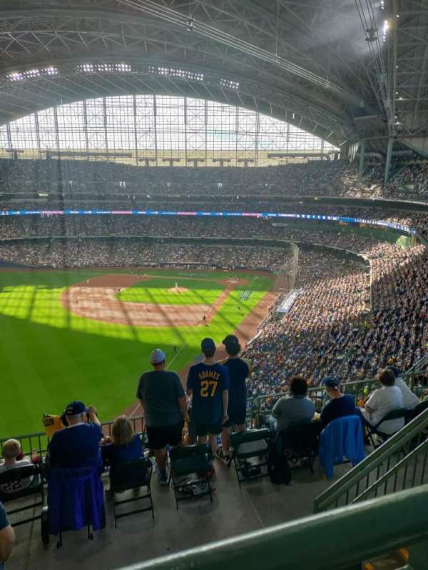 American Family Field, section: 439, row: 9, seat: 14