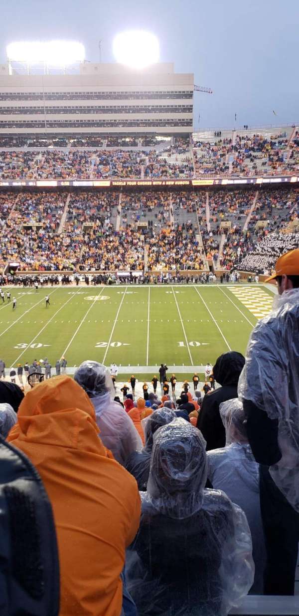 Neyland Stadium, section: R, row: 40, seat: 25