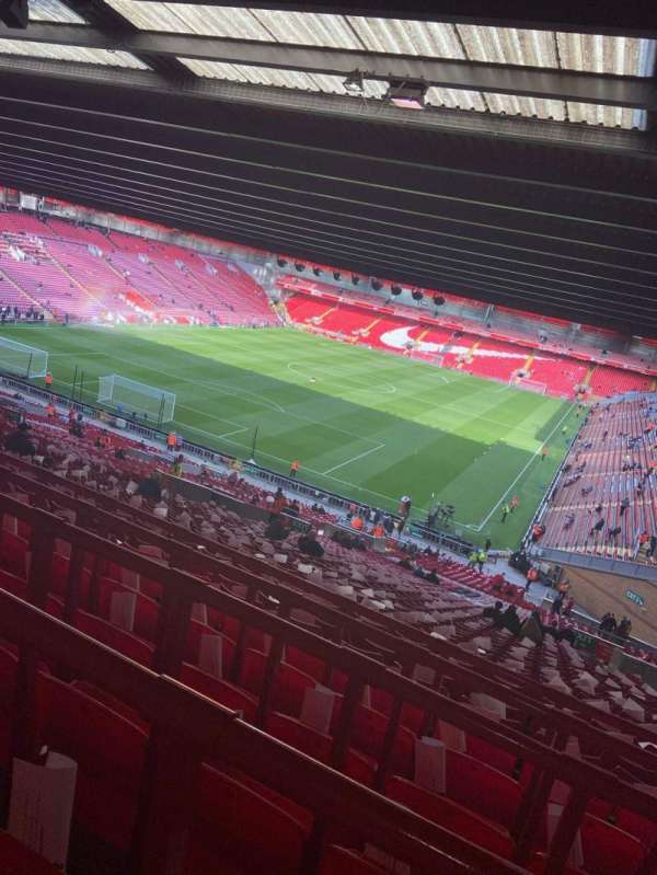 Anfield, section: 208, row: 66, seat: 25