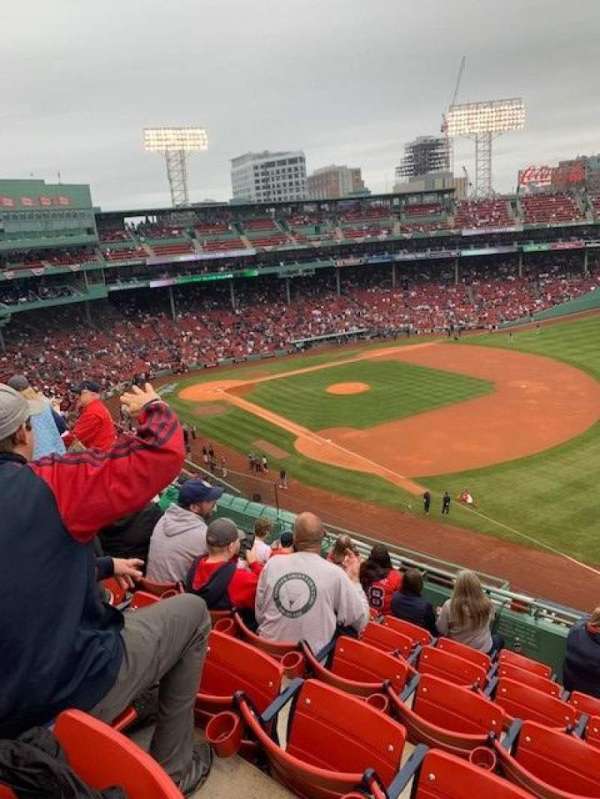 Fenway Park, section: Pavilion 15, row: G, seat: 16
