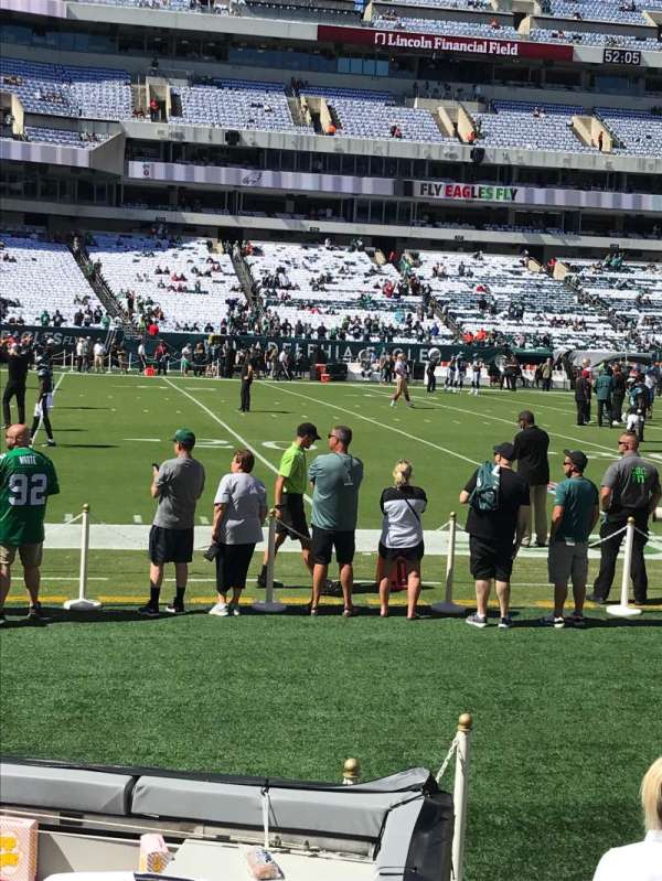 Lincoln Financial Field, section: 117, row: 2, seat: 3