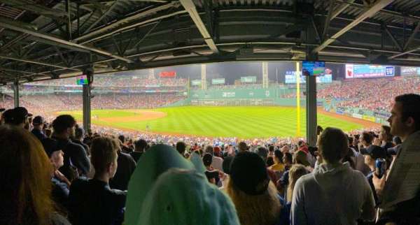 Fenway Park, section: Grandstand 8, row: 11, seat: 20