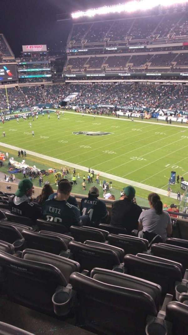 Lincoln Financial Field, section: C5, row: 15, seat: 1