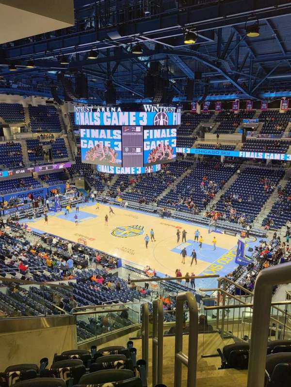 Wintrust Arena, section: 207, row: K, seat: 1