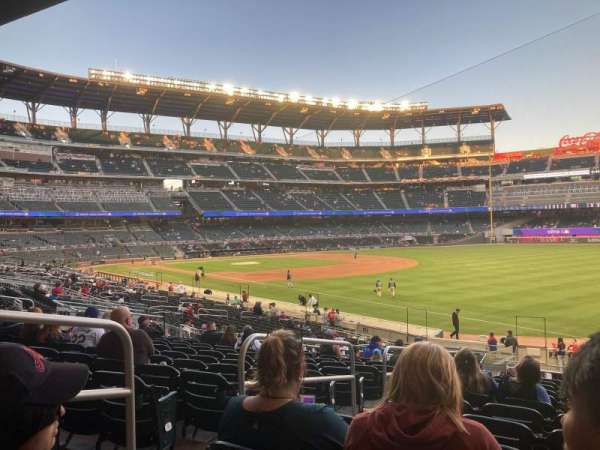Truist Park, section: 111, row: 12, seat: 17