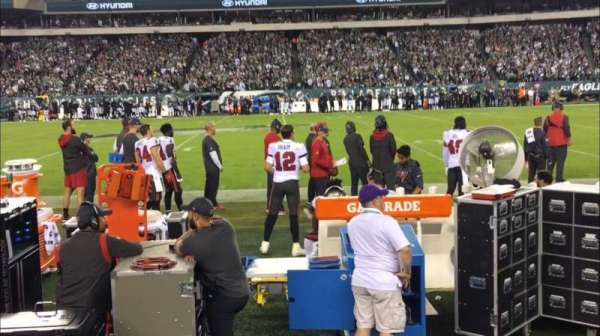 Lincoln Financial Field, section: 120, row: 1, seat: 4