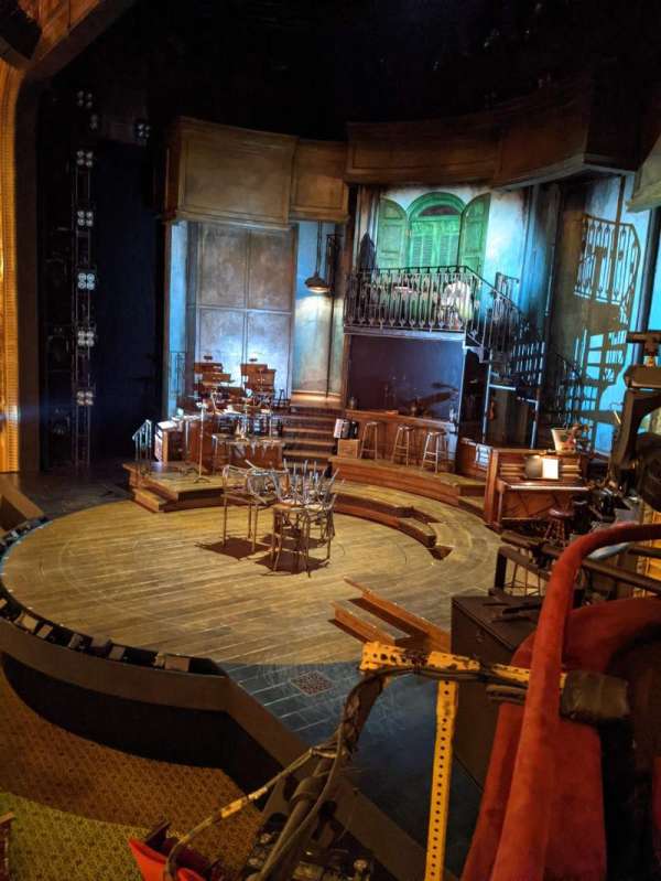 Walter Kerr Theatre, section: Box R, row: 1, seat: 5