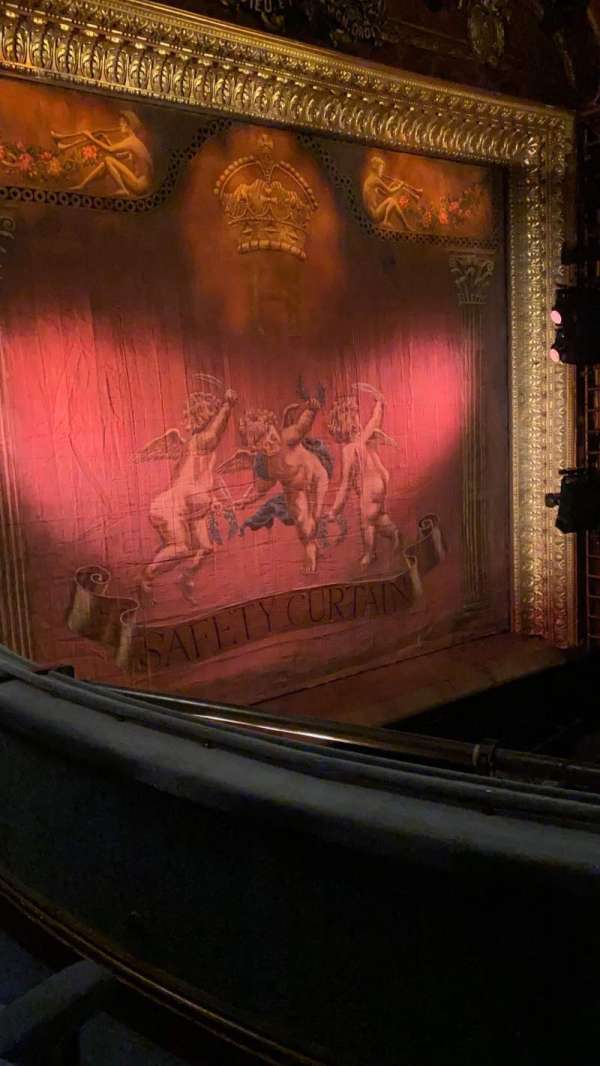 Theatre Royal Haymarket, section: Royal circle, row: B, seat: 27