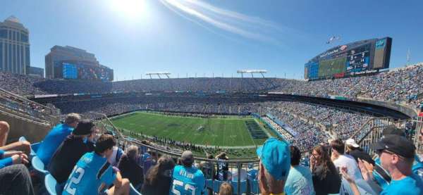 Bank of America Stadium, section: 512, row: 2, seat: 12