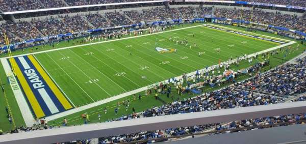 SoFi Stadium, section: 344, row: 1, seat: 19
