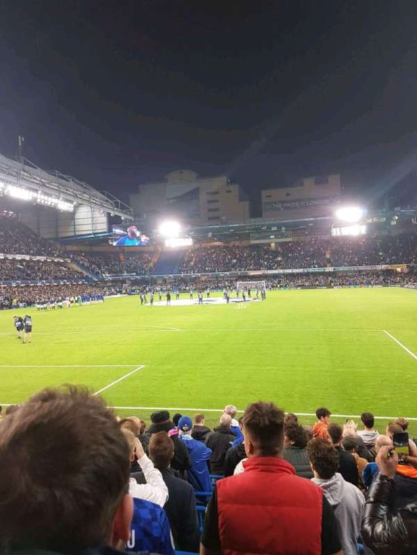 Stamford Bridge, section: matthew harding lower, row: m, seat: 45